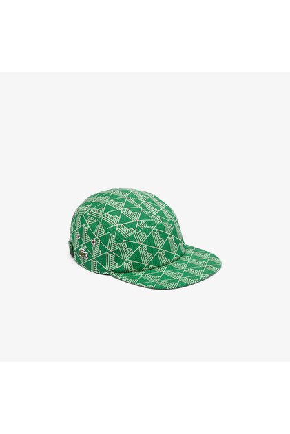 Printed Twill Jockey Unisex Yeşil Şapka