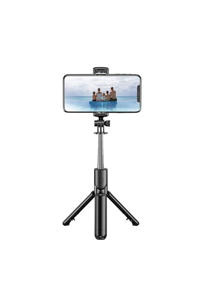 Stick selfie trepied Bluetooth cu telecomandă S03, 68 cm