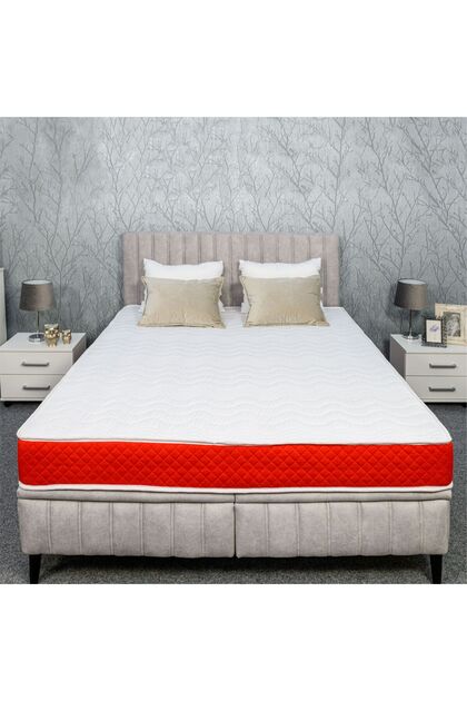 Saltea Ortopedica Diamond Red DoubleSide, 100x190x18cm, Spuma Poliuretanica, antibacteria