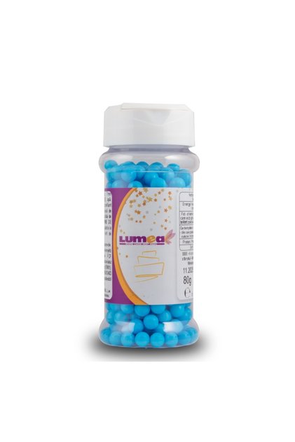 Perle din zahar Albastru 7mm, 80g -