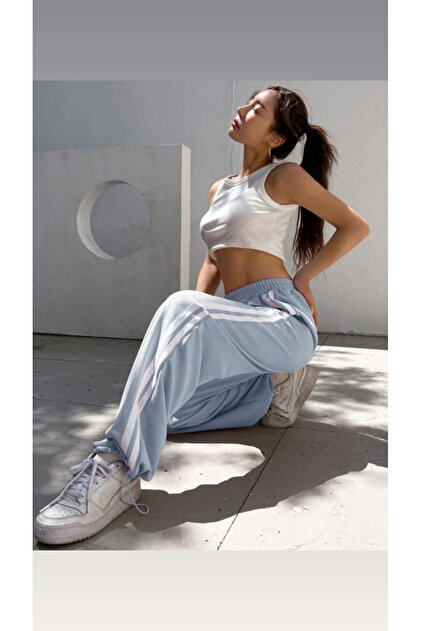 Y2K Direction Print Knitted Pants Tracksuit