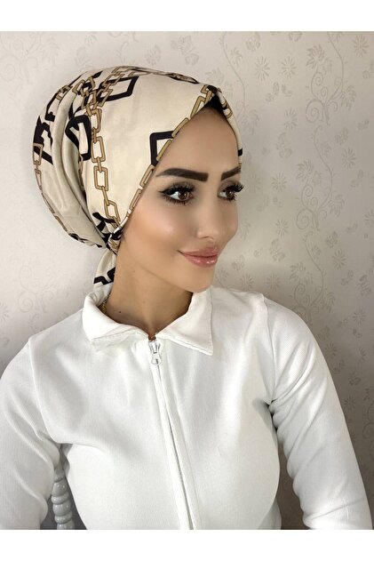 Hb2 Patterned Back Tie Scarf