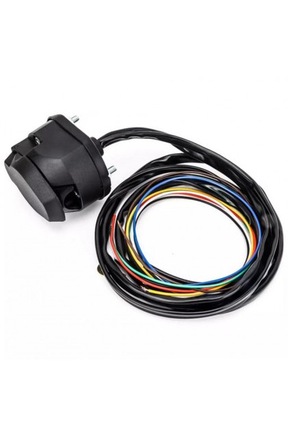 Комплект 7-пинови букси за свързване + 12V кабелен сноп за ремарке