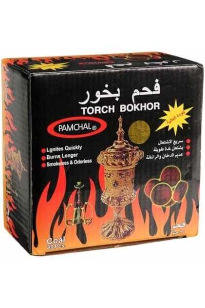 Bakhoor Charcoal-100 Pieces | Long Lasting for Bakhoor and Incense | Sheesha Charcoal | Hook