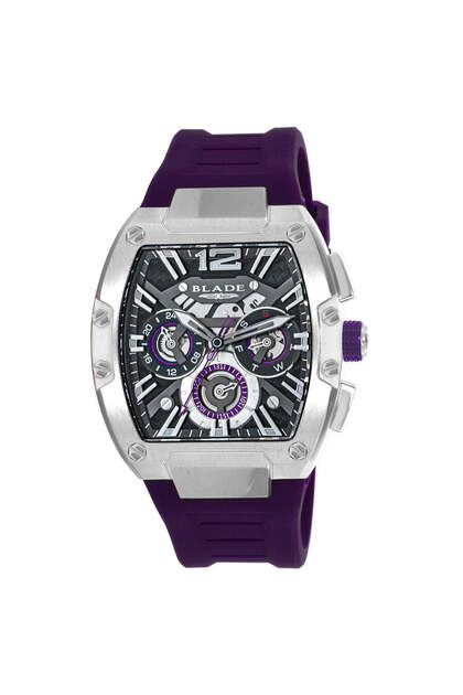 Magnifique Indigo 3652 G 5 SNV SS & Silicone Strap Multifunction Men's Watch