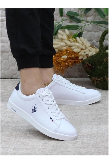 U.S. Polo Assn. Franco 5fx Unisex White Sneakers