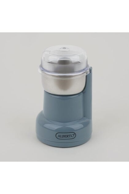 Alberito Stainless Steel Electric Coffee Grinder 50 Gr, 200W, Light Grey