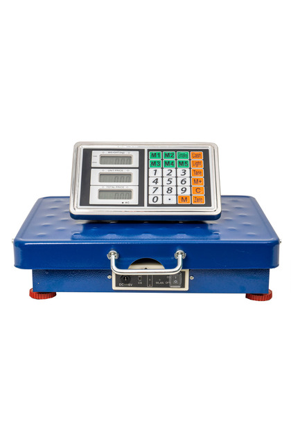 Cântar electronic cu platformă, wireless, WI-FI, 31x41cm, max 150kg, albastru ZTS8558
