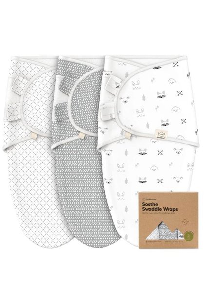 - Soothe Swaddle Wrap - 3pcs - Nordic - L