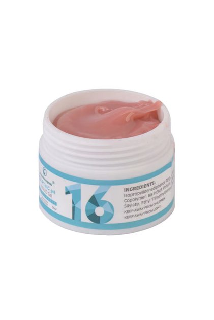 UV Gel για επιμήκυνση νυχιών No.16 FSM, 15 g, Cover