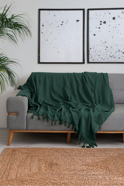 Neft Green Fish Scale Pattern Sofa Cover 180*210