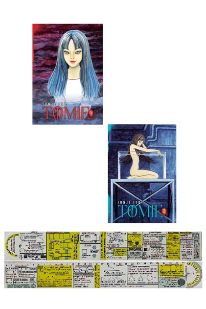 Tomie 1-2. Ciltler Manga Seti Junji İto + Mat. Öğreten Cetvel