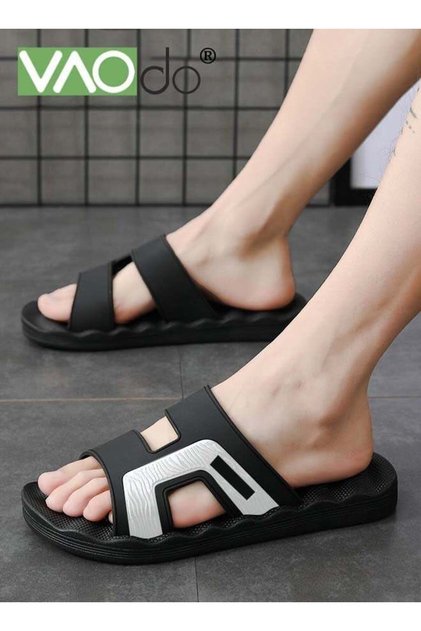 Men' s Shower Shoes, Non-slip Flat Lightweight Bath Slipper, Quick Dry Pool-side Sandals Casual and