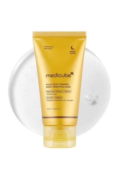 Medicube - Kojic Acid Turmeric Night Wrapping Mask(Aydınlatıcı