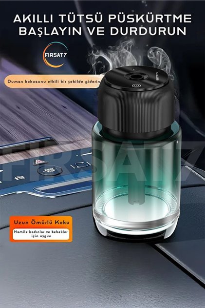 G7 Led Efektli Araç Kokusu Yıldız Efektli Tavan Aydınlatma Oto Ev Ofis Hava Nemlendirici Aromaterapi