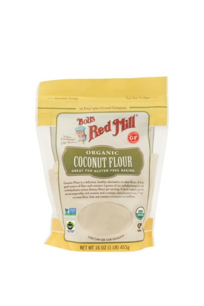 Organic Coconut Flour, Gluten Free, 453gm x 4