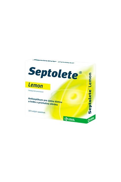 سيبتوليت ليمون مصاص للحلق خالي من السكر 18 حبة SEPTOLETE LEMON LOZENGES 18PCS