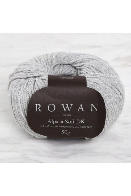 Alpaca Soft Dk 50Gr Gray Hand Knitting Yarn - 00210