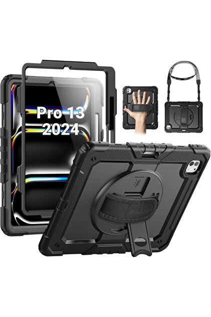 UnDePlus iPad Pro 13inç M4/M5 Kılıf Defender Askılı Pars Case Fuji