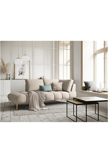 Homey Furniture 200cm Sofa, Beige