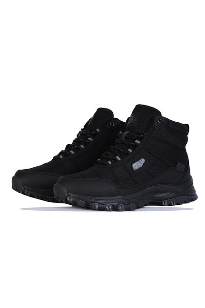 Winter Waterproof Lace-Up Men's Boots Black