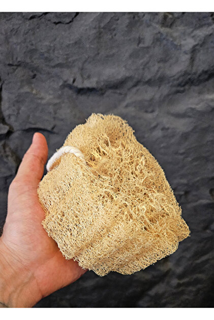 Natural Pumpkin Fiber Dish Sponge Bath Scrubber Loofah Sponge Drawstring Pumpkin Scrubber Thick Large Piece