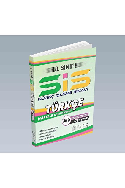 Netiz Yayıncılık Netiz 8.Sınıf Türkçe Sis Süreç İzleme Sınavları