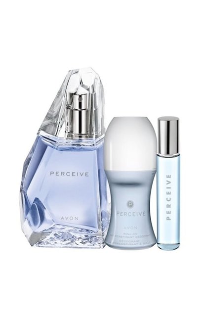 Perceive Gift Set , Avon , 3 τεμάχια, Φλοράλ, 9/50ml