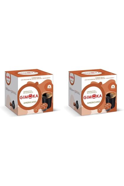 Americano Coffee Capsules for Dolce Gusto 16-Pieces (Pack of 2)
