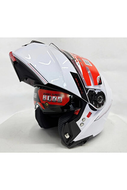 MT Kask Genesis Sv A0 Çene Açılır Kask Parlak Beyaz - Fiyatı