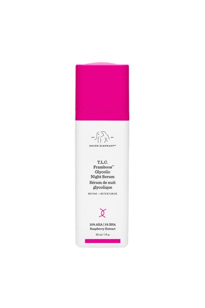 T.L.C Framboos Glycolic Night Serum Night Serum with Glycolic Acid 30 ml Elsbeauty