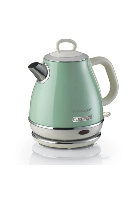 Fierbător electric VINTAGE 2868/04, 1630W, 1 l, Corp metalic, Fierbere rapidă, Bază wireless, Verde