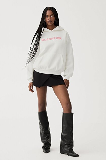 Bershka Black Pink kapüşonlu sweatshirt - Fiyatı, Yorumları