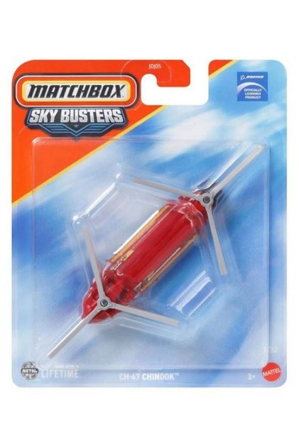 Matchbox Sky Busters - Boeing CH-47 Chinook (2025) Kırmızı