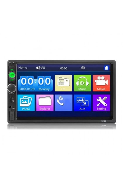 Mp 5 player cu touch screen, mirrorlink, USB, bluetooth și telecomanda, carcasa 2 DIN