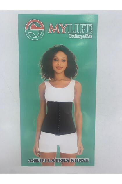 Mylife Corset Shapewear with Hooks Black