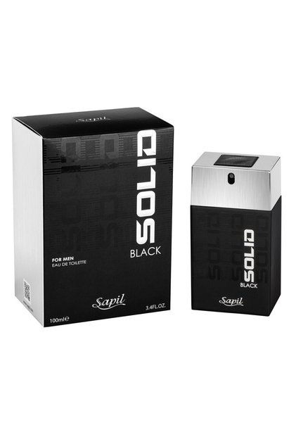 Solid Black for Men Perfume, 100ml