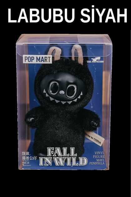 Pofika Labubu Siyah The Monsters Fall In Wıld Sadece Siyah Labubu