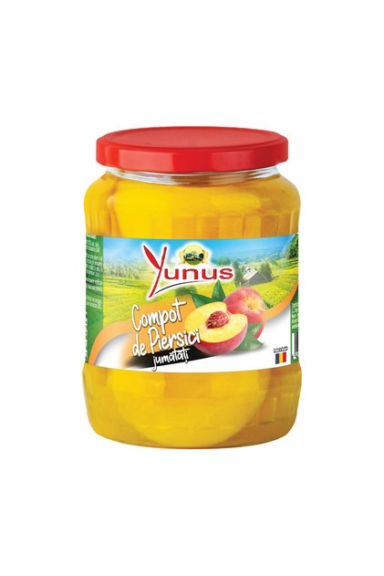 COMPOT DE PIERSICI JUMATATI BORCAN 680G
