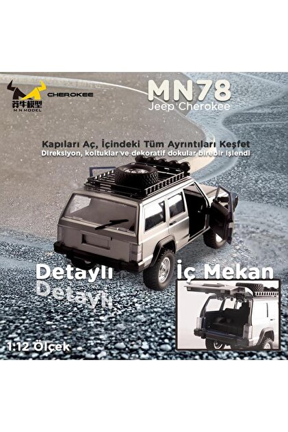 MN Model MN78 1/12 Jeep Cherokee 4x4 RC Model Crawler Offroad