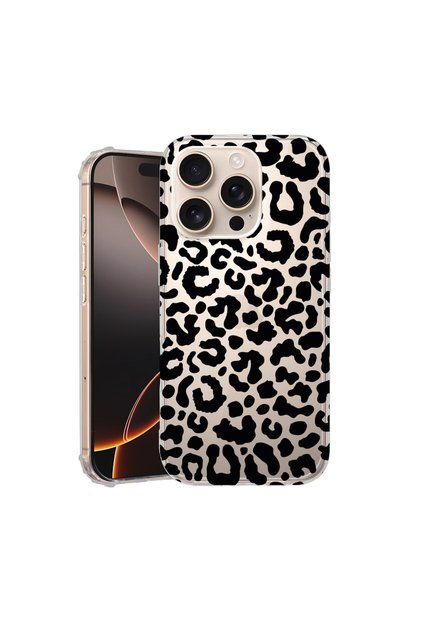 Carcasă spate antișoc pentru Apple iPhone 16 Pro Max, Leopard, AS 1057