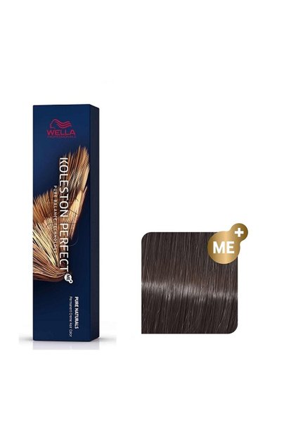 Vopsea de Par 5/2 Permanenta - Rich Naturals Koleston Perfect Me+ Castaniu Mat Deschis -