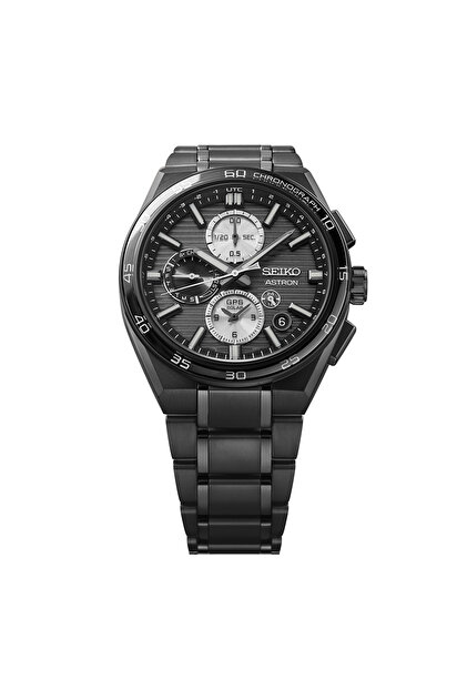 Seiko Astron GPS Solar Dual Time Chronograph Night Sky Black
