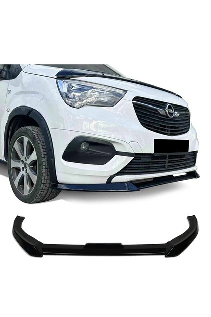 Opel Combo Ön Lip Ön Ek Parlak Siyah Plastik 2019 - 2024