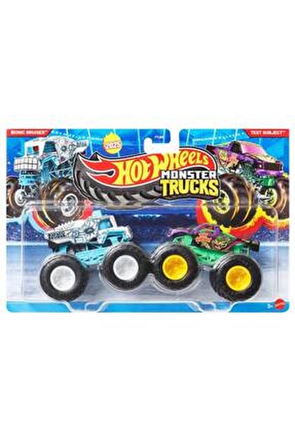 HOT WHEELS Hotwheels Monster Trucks Güçlü Ikili Arabalar - 1:64
