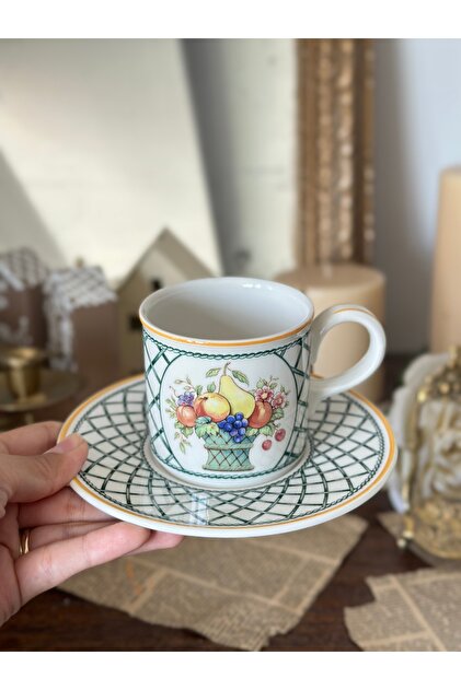 Villeroy & Boch Antika Villeroy Boch Basket Serisi Meyveli Ağ