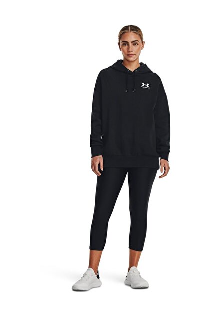 Dámská mikina UA Essential Fleece Oversized s kapucí 1379495-001