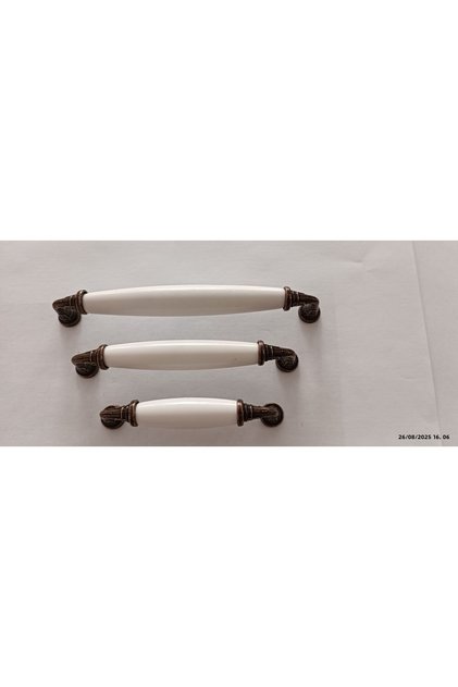 5Pcs Selected 96 128 160mm Antiqued Copper Luxury Modern Drawer Cabinet Cloakroom Furniture Handles White