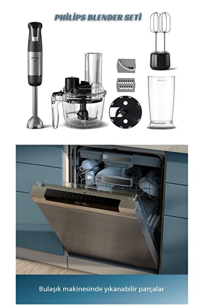 Philips Tchx Güçlü 5000 Serisi Blender Seti, 1200W, SpeedTrigger