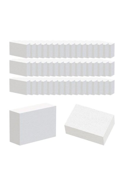 Pro Dikdörtgen Şekillendirici Mini Buffer Törpü 100/180 Grit, 50'li Set
